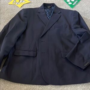 Paul Fredrick Black and Blue Sport Coat